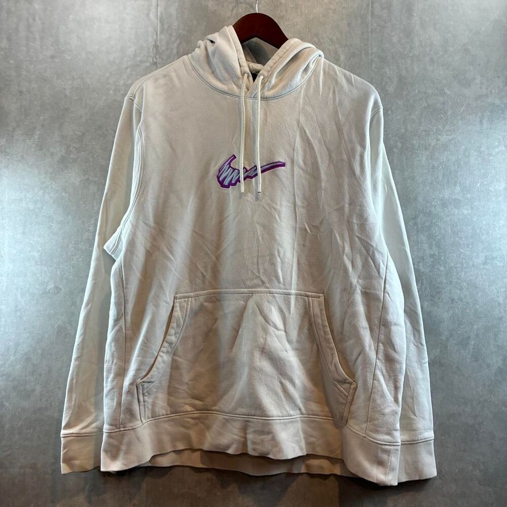 Nike Men's White Hoodie